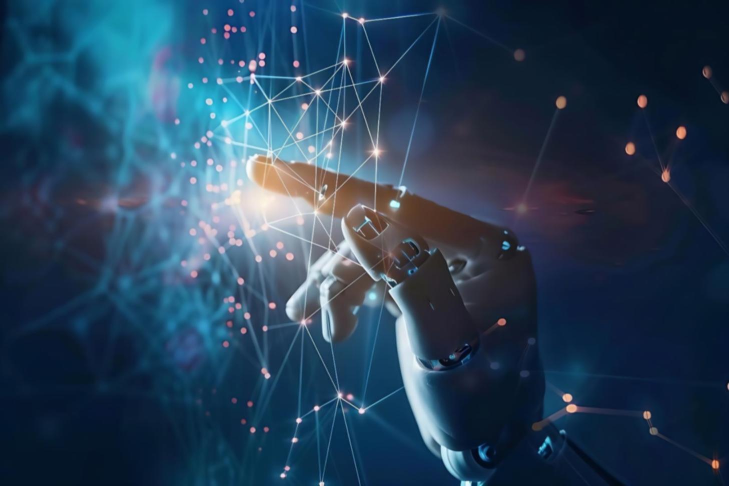 Modern web development workspace with AI integration tools